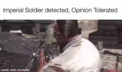 Your opinion is tolerated