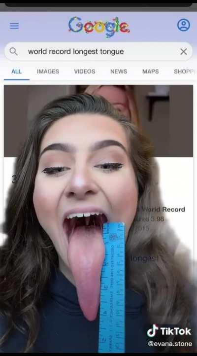 A quick compilation I made of Evana and her super long tongue