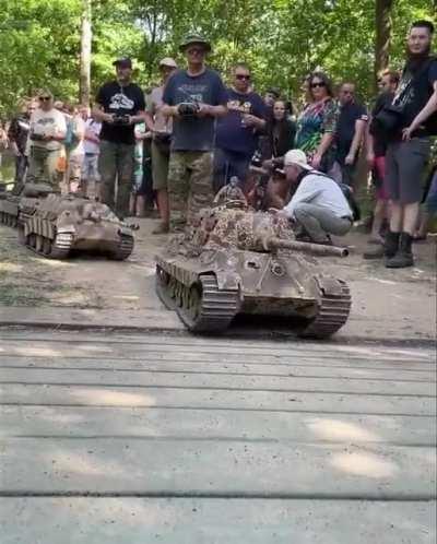 A powerful German armored unit has been spotted on the move along a plank road. Thoughts?