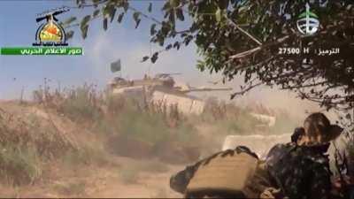 Kataib Hezbollah using a M1 Abrams against militants in Iraq. Date unknown