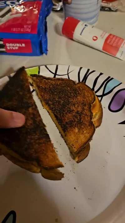 The discord said to make a grilled cheese 