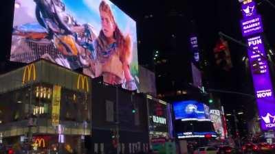 Times Square billboard ad have fans speculating....