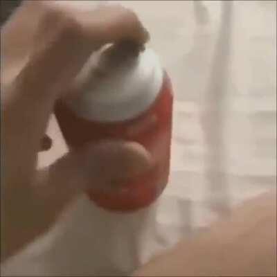 Eis que sua coca ta espumando.