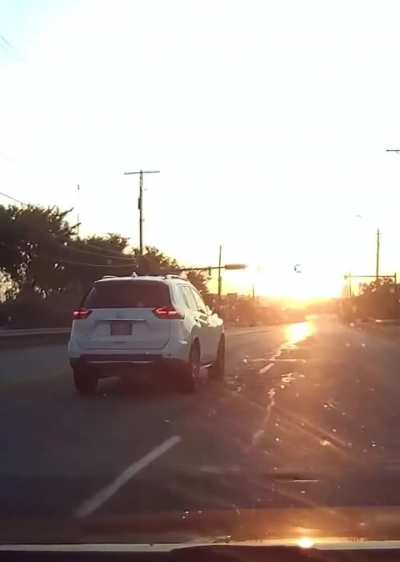 video shows 8 year old driving themself to target 