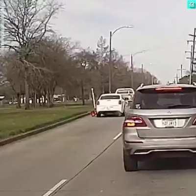 WCGW with not paying attention to your lane