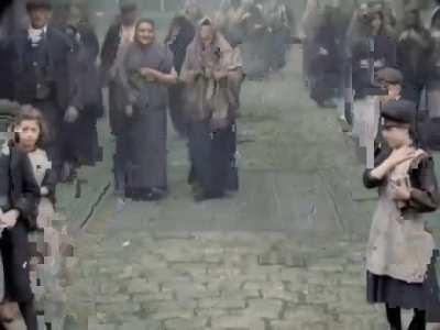 Colorized video from 1906 in England