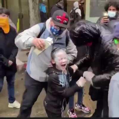 Taking your 9 year old to the riot, WCGW?