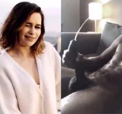 Emilia Clarke likes what she sees