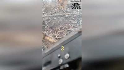 RU POV: First-person footage of an assault on Ukrainian positions by a soldier from the 752nd regiment of the 20th separate army