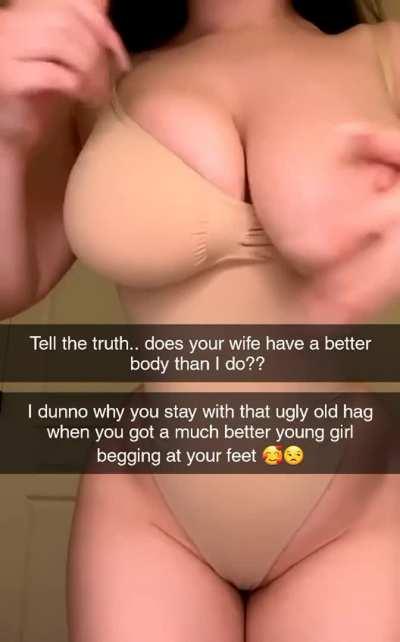 Does your wife have a better body than her? Would you go for her?