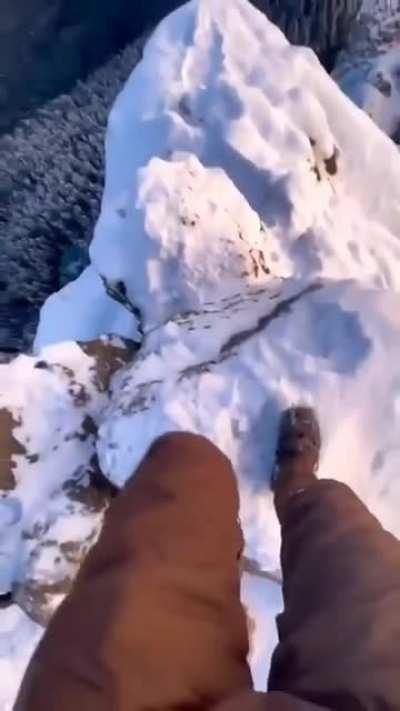 An epic view of Mt. Rainier from the vantage point of the High Rock Lookout in Gifford Pinchot National Forest - It was definitely chilly up there - some would even say Freezing Fcuking Cold!!!