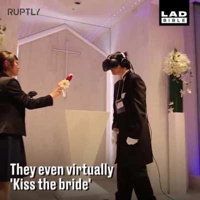 Every neckbeard's dream come true: An anime VR wedding