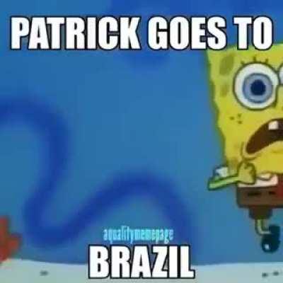 He went to Brazil 😳