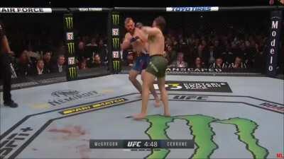 One year ago today, Conor McGregor TKO'd Donald Cerrone in the first round. McGregor returns in 5 days against Dustin Poirier