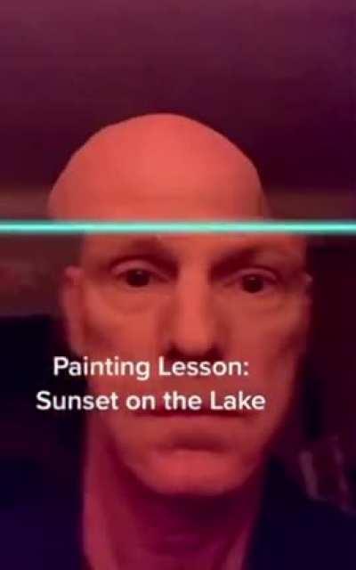 This unique way of painting