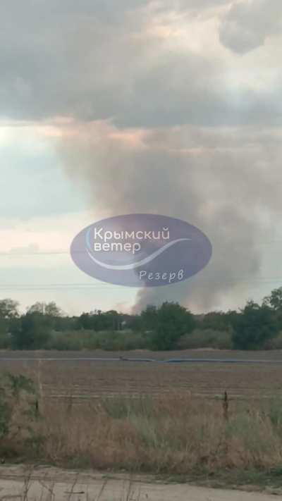 Fires reported at the Oktyabrskoye air base in Crimea