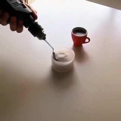 WCGW making a coffee in a different way