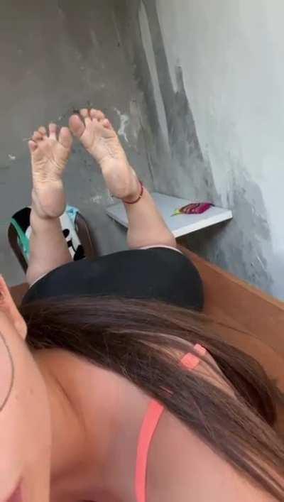 Dirty soles