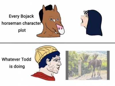 Bojack Horseman plot and Todd