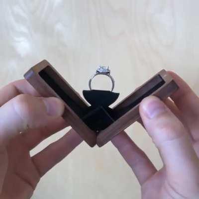 That wooden engagement box