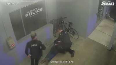 Stealing a bike at police station