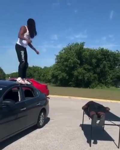 The Wal-Mart wrestlers proving that there's a reason you should be FULLY trained before practicing dangerous wrestling