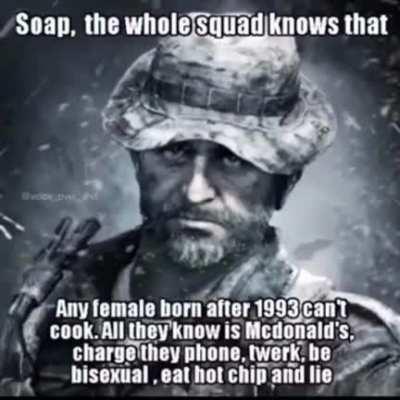 Captain Price spitting facts