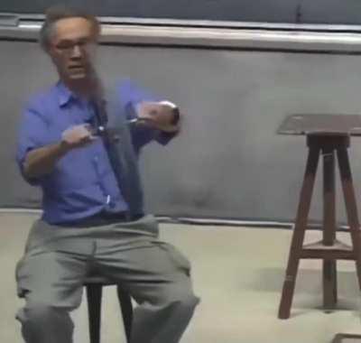 Gyroscope demonstration by Professor Walter Lewin.