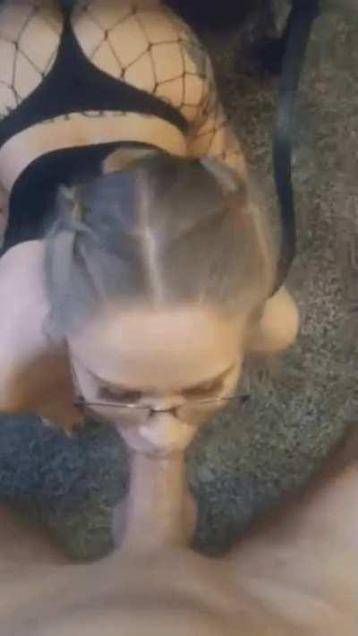 18 Years Old 19 Years Old Amateur Ass Blowjob Deep Penetration Deepthroat Face Fuck Glasses Hardcore Real Couple Rough Sucking Teen Porn GIF by camempiree