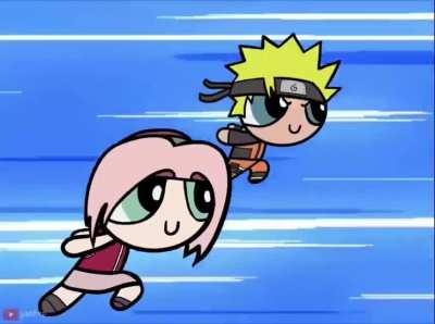 Naruto shippuden intro but powerpuff girls edition