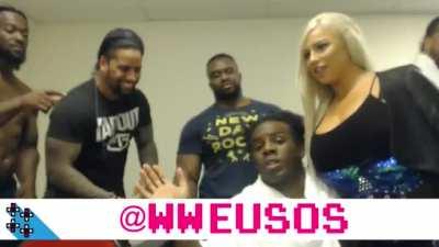 That time Big E reacted to Dana Brooke’s appearance on UpUpDownDown