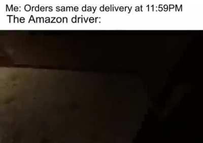 DeSinc if he was an Amazon driver: