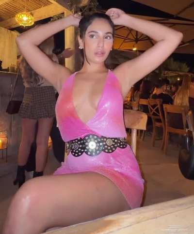 Pink Dress BTS Photoshoot 