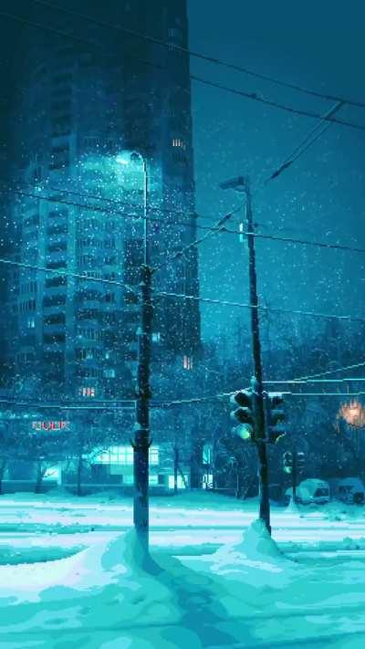Winter street by amazing 6VCR