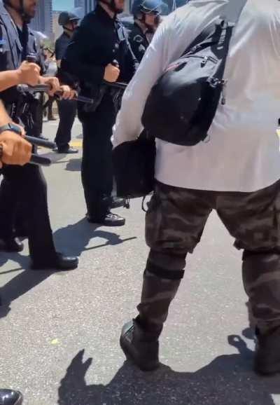 LAPD Brutalize People at LAUSD Meeting 