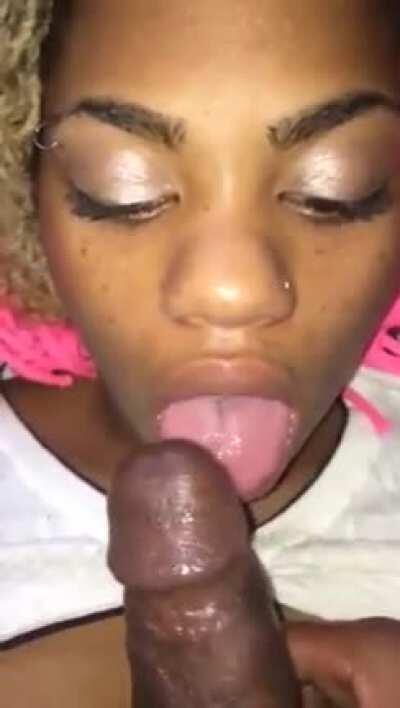 Throat Queen Getting Dick Slapped by Her BD OPPS 😂😈💯 FUCK EM