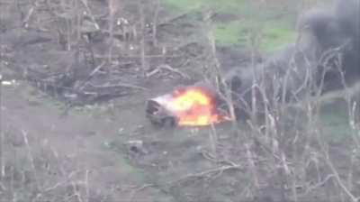 A russian URAL truck got lost and accidentally wandered into the gray zone, resulting with the soldiers getting eliminated and the truck destroyed.