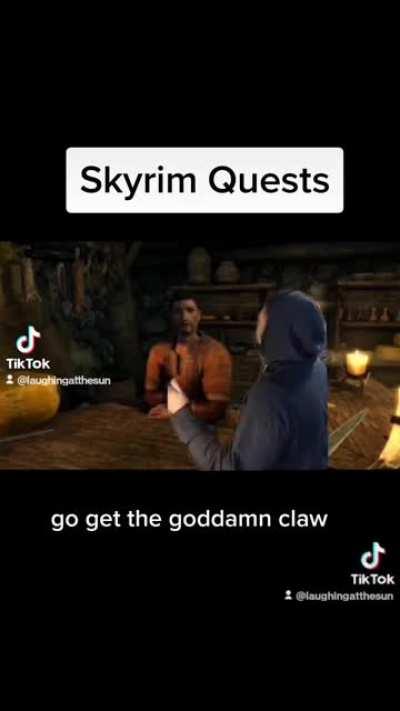 Skyrim Questing.