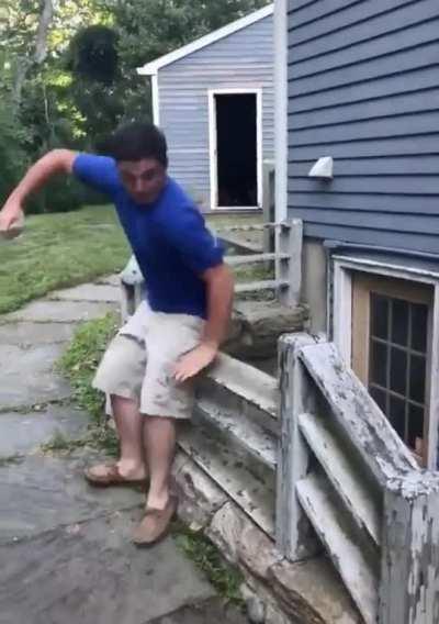 WCGW if I sit on this rickety looking railing