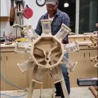 Amazing designs 9 Cylinder Radial Engine