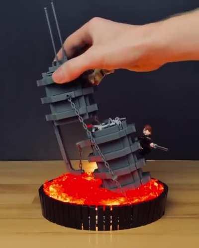 Star Wars Lego Structure Using Tensegrity