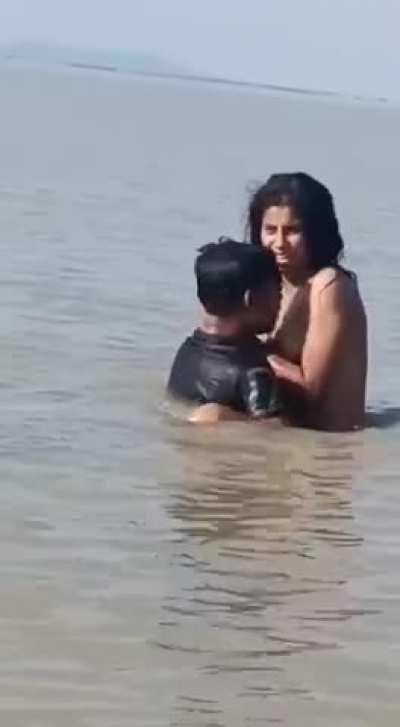 Bold desi girl completely nude in public - Part 2