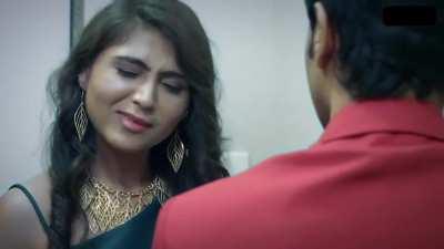 Hiral Radadiya , Mahi Kamla HOT Boobs Kissing Sex Scene In Charmsukh Promotion Ep 01 Ullu