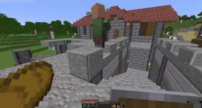 Suicidal Minecraft Villager