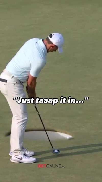 Just taaap it in Rory...