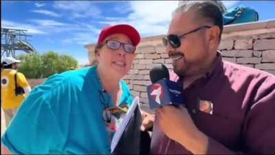 American tourist in Durango Mexico arguing with locals over a viewing platform for the solar eclipse