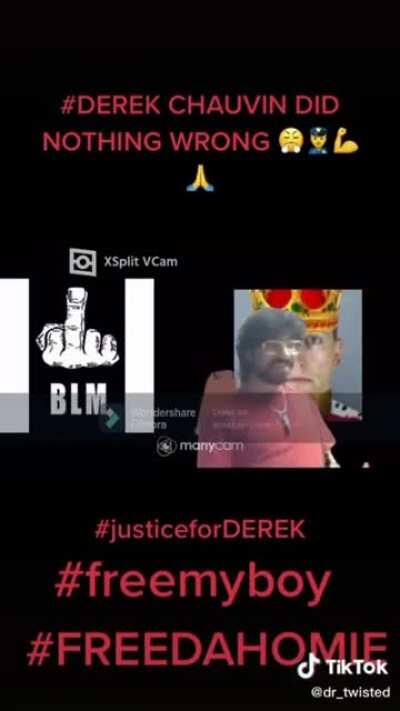 #DerekChauvinDidNothingWrong #Justice4DEREK #freemyboy #freedaHOMIE