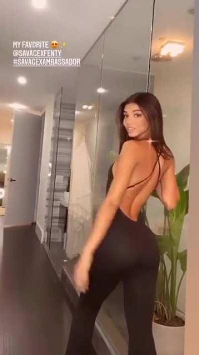 showing off that ass