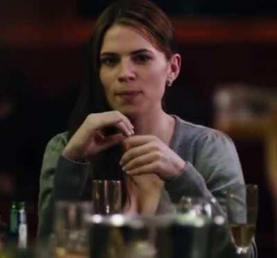 Hayley Atwell is looking at you...