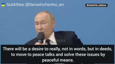 Russia has never refused peaceful negotiations, but it is necessary to deal with the bandits who have infiltrated the territory of the Russian Federation, in Kursk region – Putin